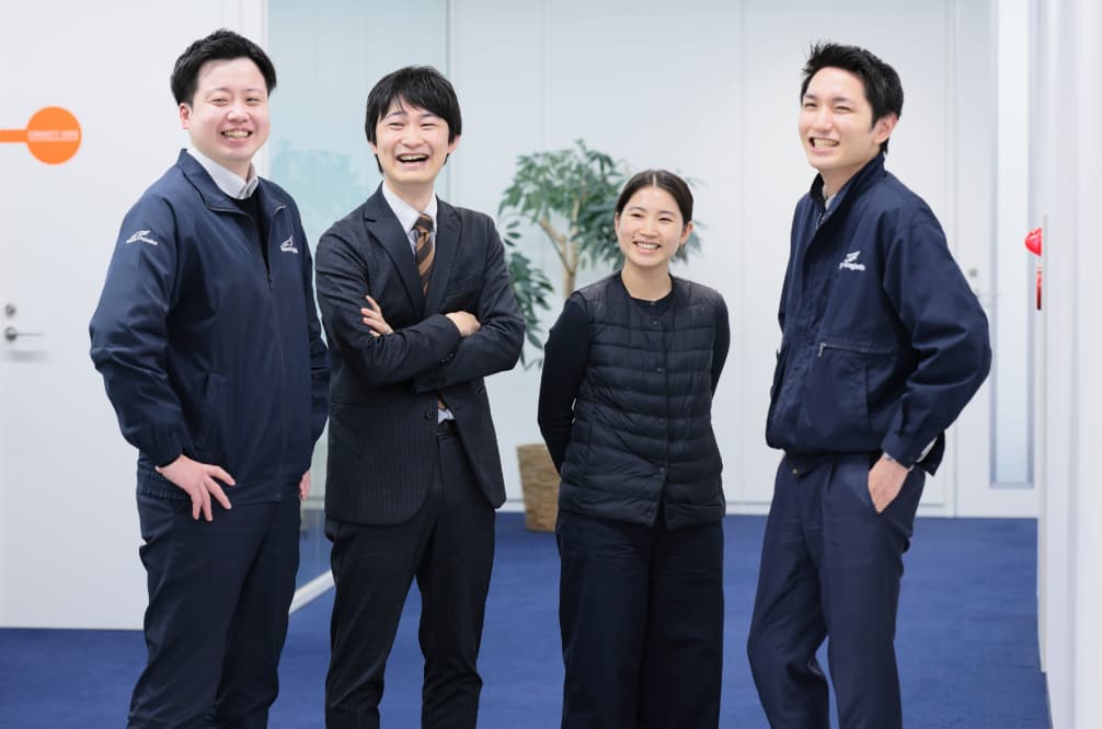 働いている様子