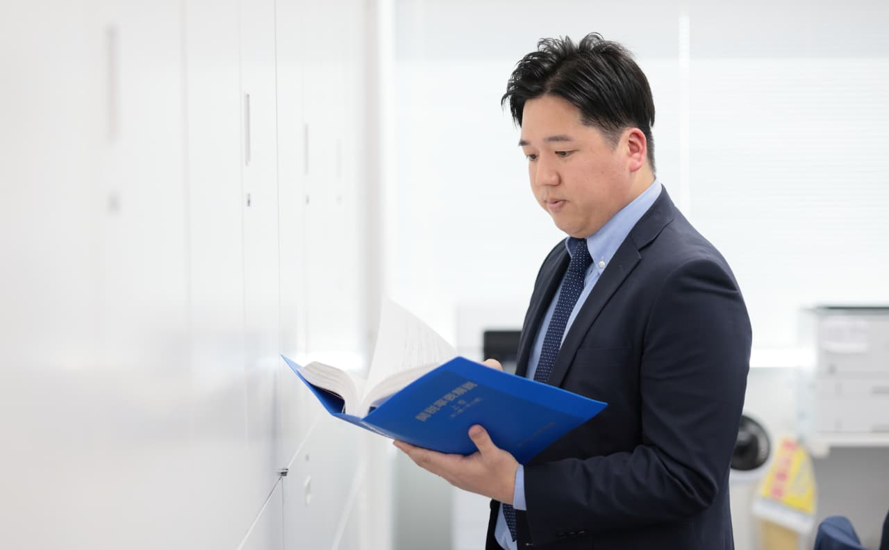 働いている様子